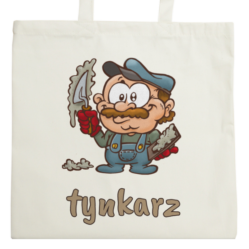 Zawód Tynkarz - Torba Na Zakupy Natural