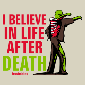 Zombie - I Believe In Life After Death - Torba Na Zakupy Natural