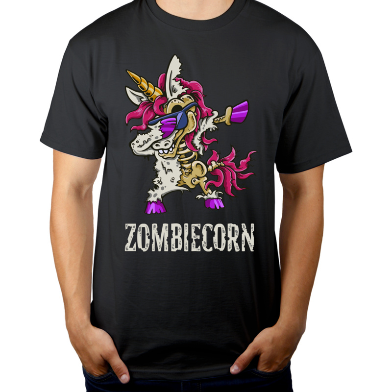 Zombiecorn - Męska Koszulka Szara