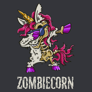 Zombiecorn - Męska Koszulka Szara