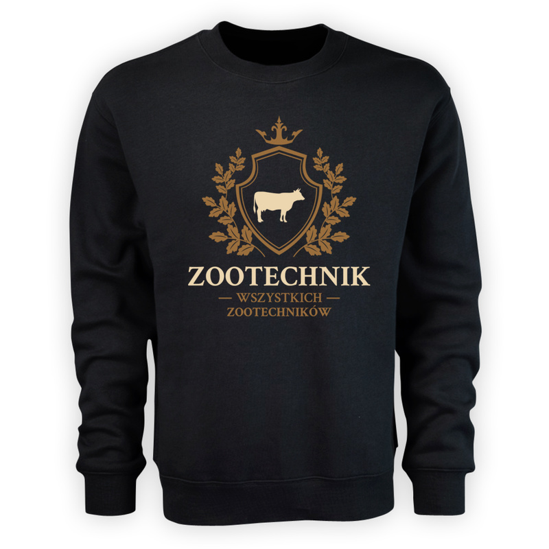 Zootechnik Wszystkich Zootechników - Męska Bluza Czarna