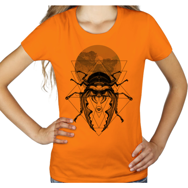 Żuk - Damska Koszulka Pomarańczowa