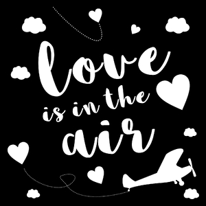 love is in the air - Torba Na Zakupy Czarna