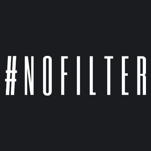 #nofilter - Damska Koszulka Czarna