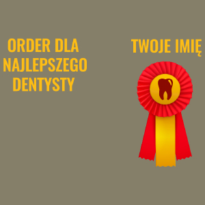 order dla najlepszego dentysty - Męska Koszulka Jasno Szara