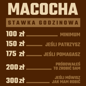stawka godzinowa macocha - Damska Koszulka Czekoladowa