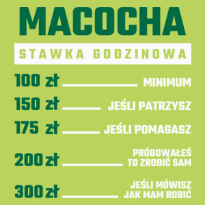 stawka godzinowa macocha - Damska Koszulka Jasno Zielona
