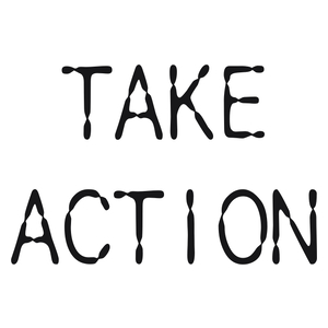 take action - Kubek Biały