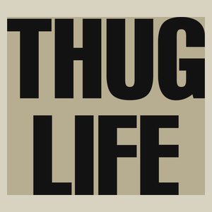 thug life - Torba Na Zakupy Natural